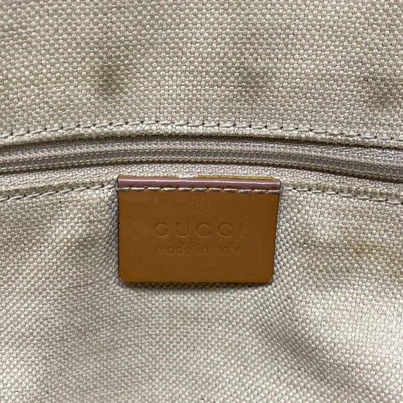 Auth GUCCI Jolly Large/GG Pattern 211970 Beige Brown Multi Jacquard Tote Bag - Picture 12 of 16
